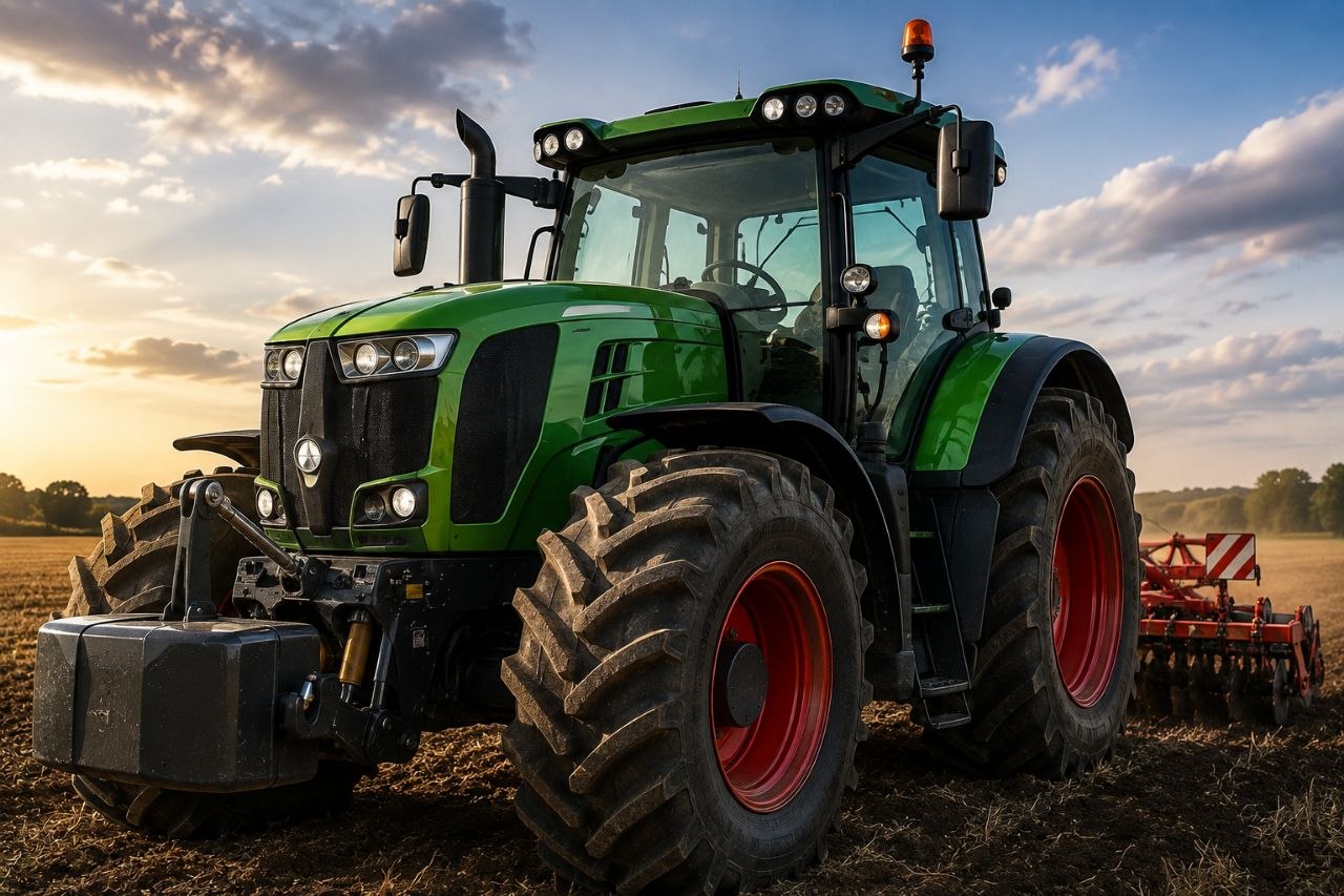Traktor und landwirtschaftliche Maschine